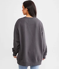 Oversized Logo Pullover