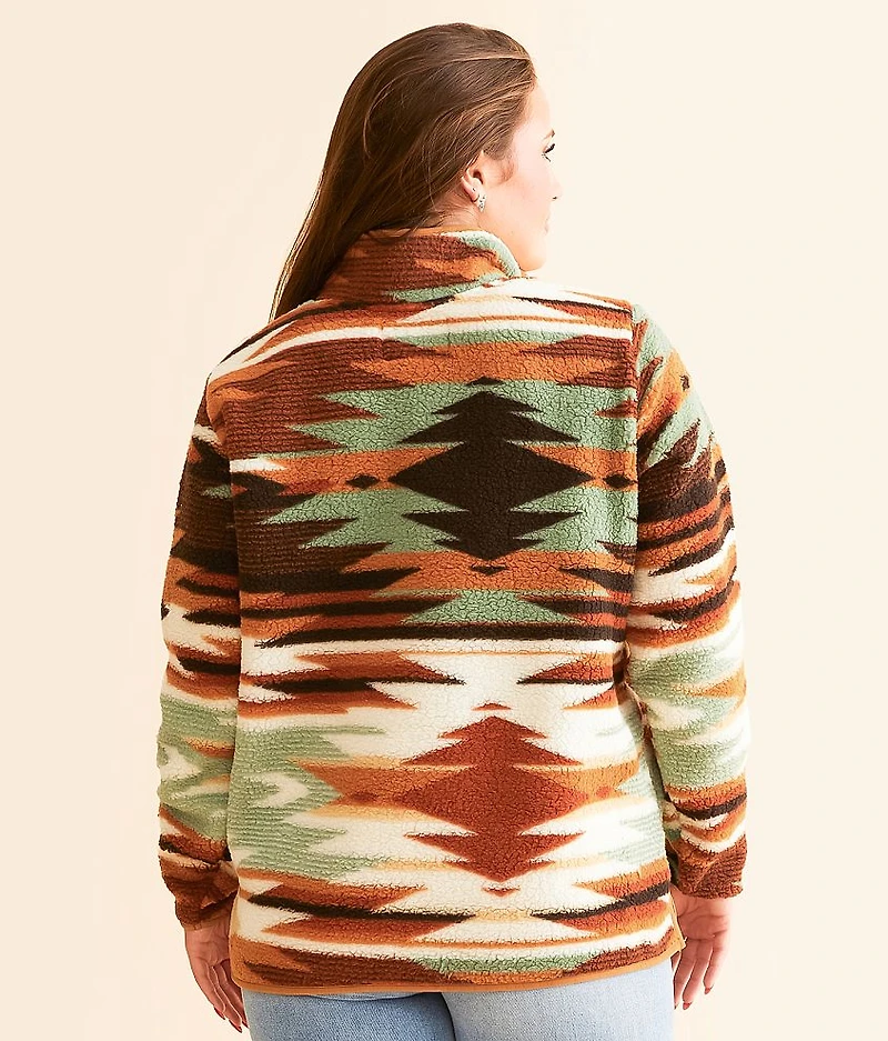 Quarter Zip Sherpa Pullover