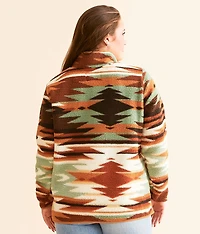 Quarter Zip Sherpa Pullover