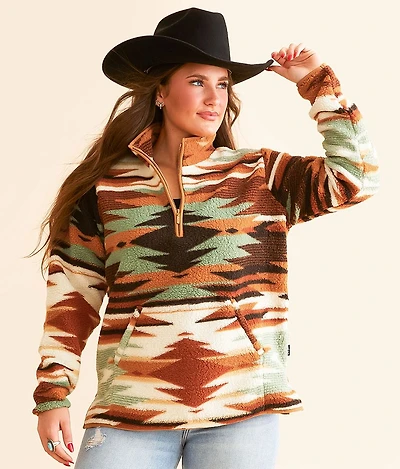 Quarter Zip Sherpa Pullover
