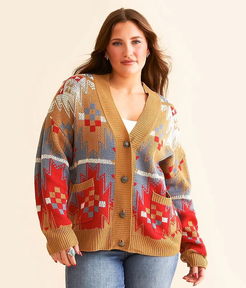 Boxy Cardigan Sweater