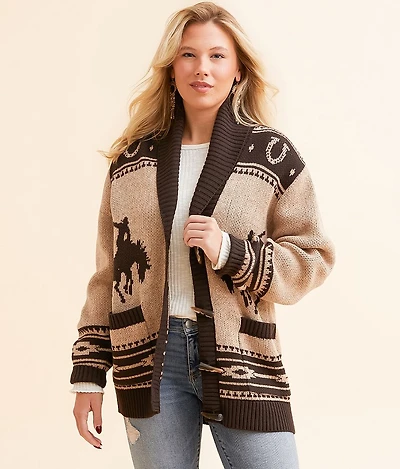 Grandpa Western Cardigan Sweater