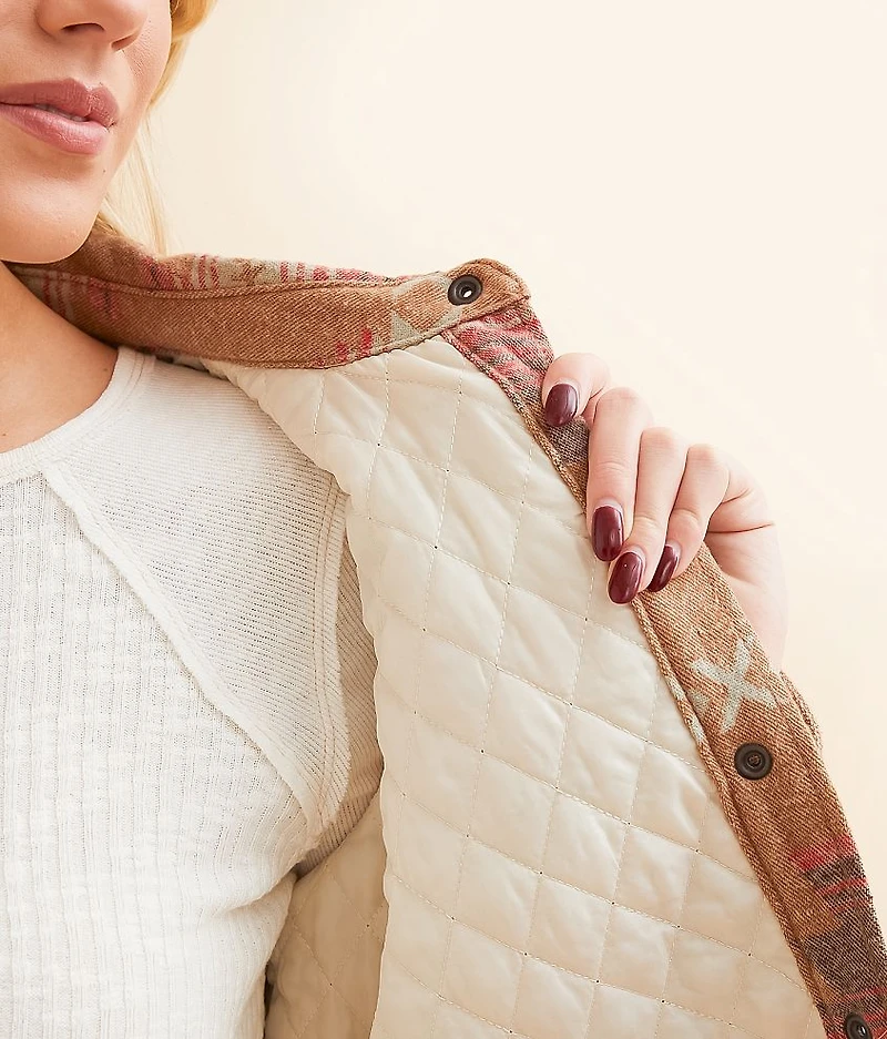 Western Jacquard Shacket