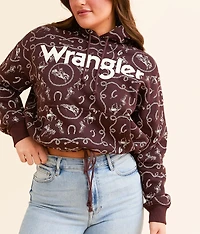 Cinched Western Hooded Sweatshirt