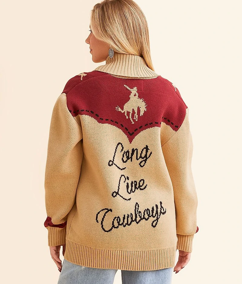 Western Cardigan Sweater