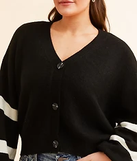 Logo Cardigan Sweater