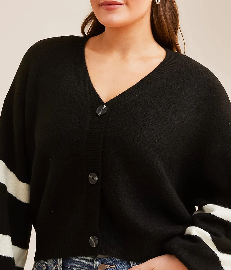 Logo Cardigan Sweater