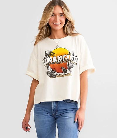 Retro Desert Cropped T-Shirt