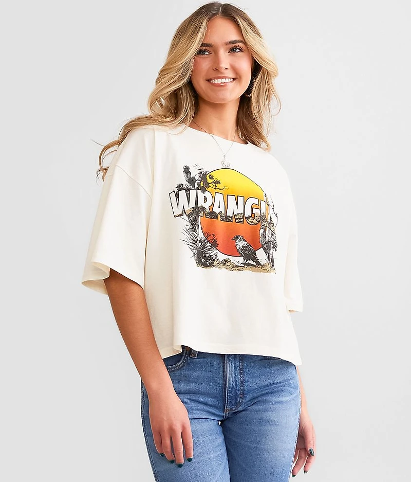 Retro Desert Cropped T-Shirt