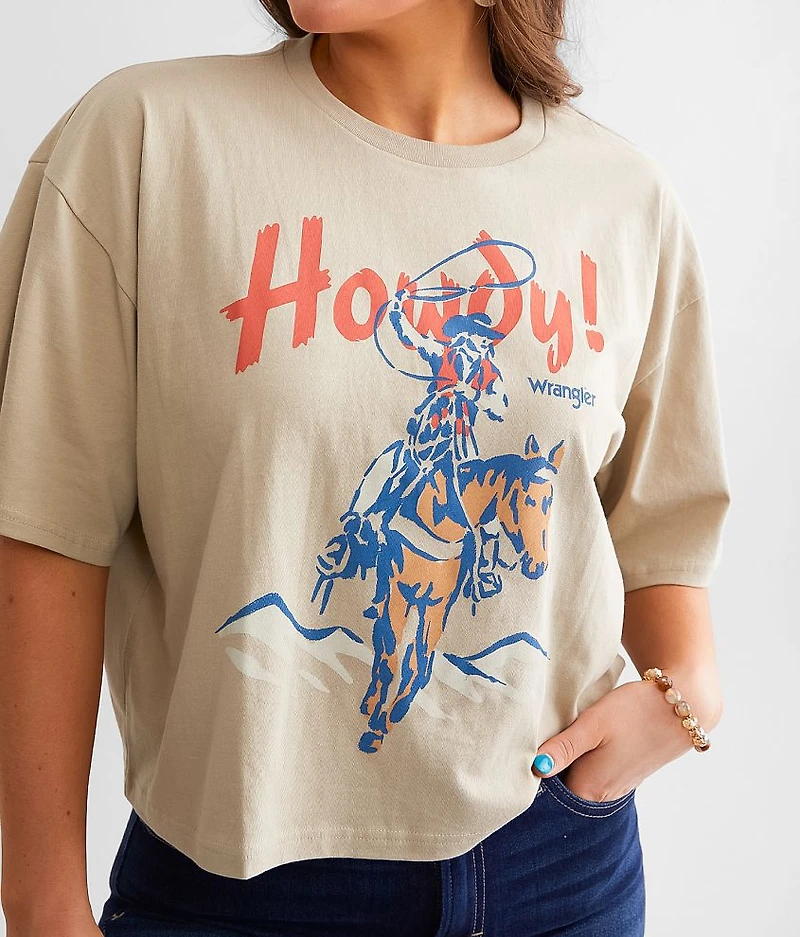 Retro Boxy Cropped T-Shirt