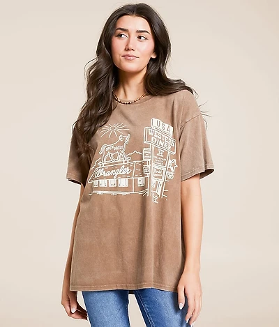 Western Diner Oversized T-Shirt