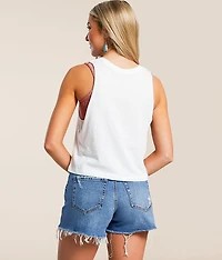 Western Festival Cropped Tank Top
