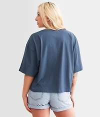 American Original Denim Cropped T-Shirt