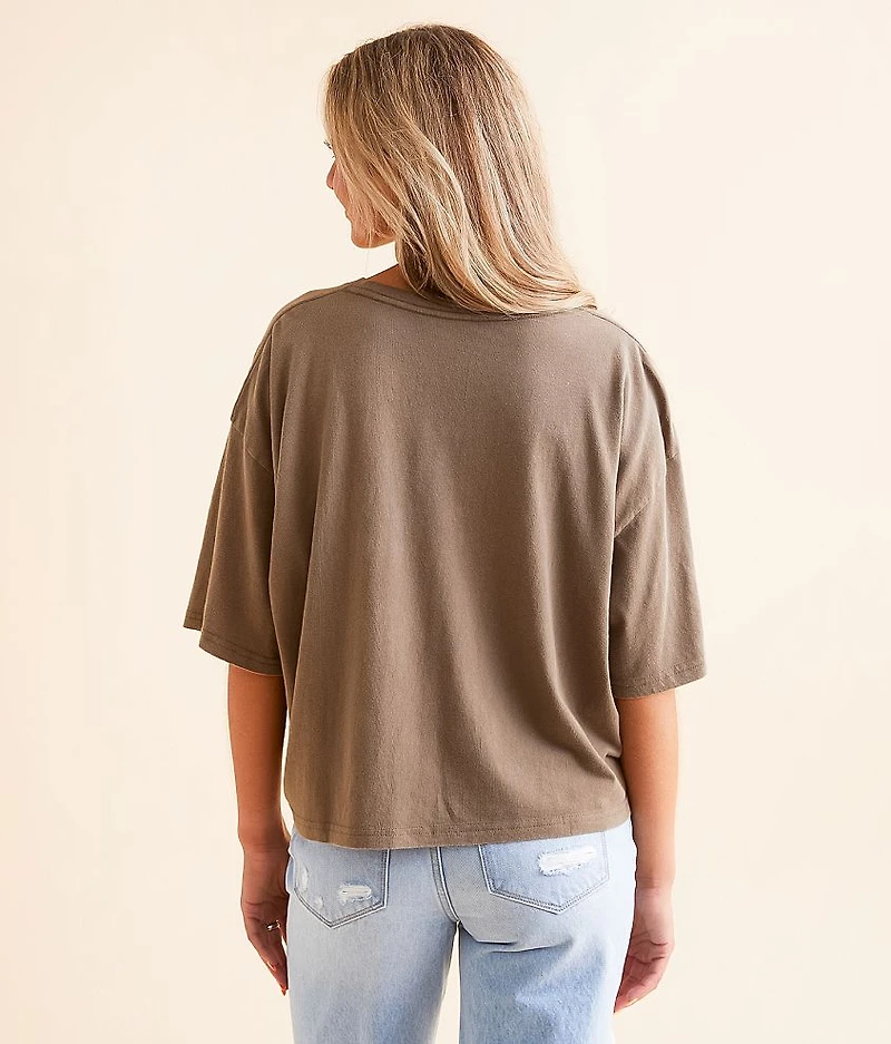 Chasing Cowboys Cropped T-Shirt