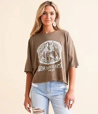 Chasing Cowboys Cropped T-Shirt