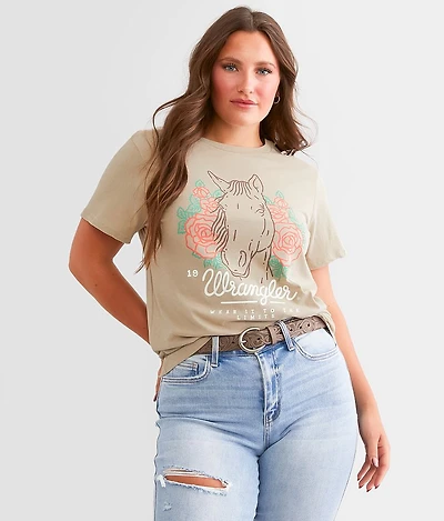 Horse Roses T-Shirt