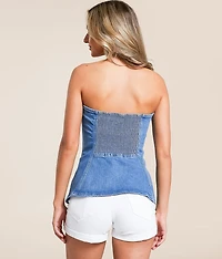 Denim Tube Top