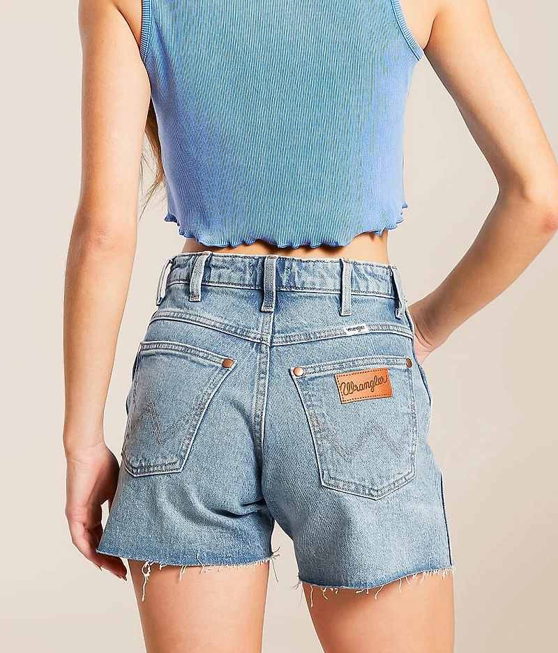 High Rise Cowboy Stretch Short