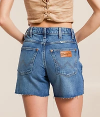 High Rise Cowboy Stretch Short