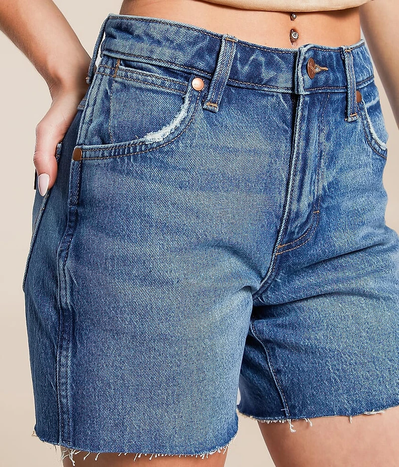 High Rise Cowboy Stretch Short