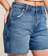 High Rise Cowboy Stretch Short