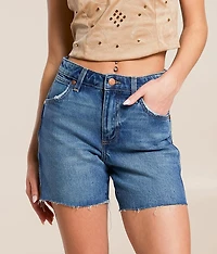 High Rise Cowboy Stretch Short