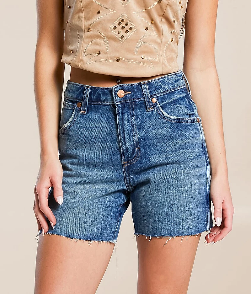 High Rise Cowboy Stretch Short