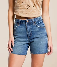 High Rise Cowboy Stretch Short