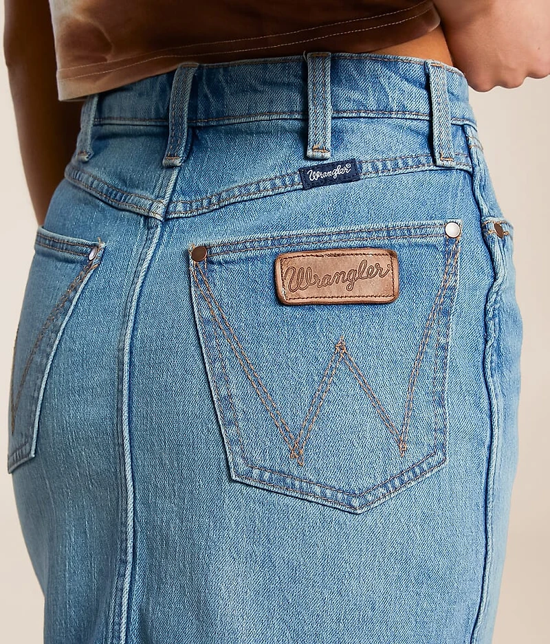 Bailey High Rise Denim Stretch Skirt