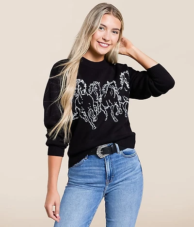 Horses Sweater