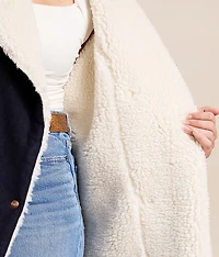 Oversized Western Sherpa Coat