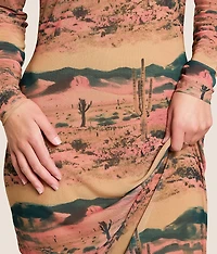 Desert Mesh Maxi Dress