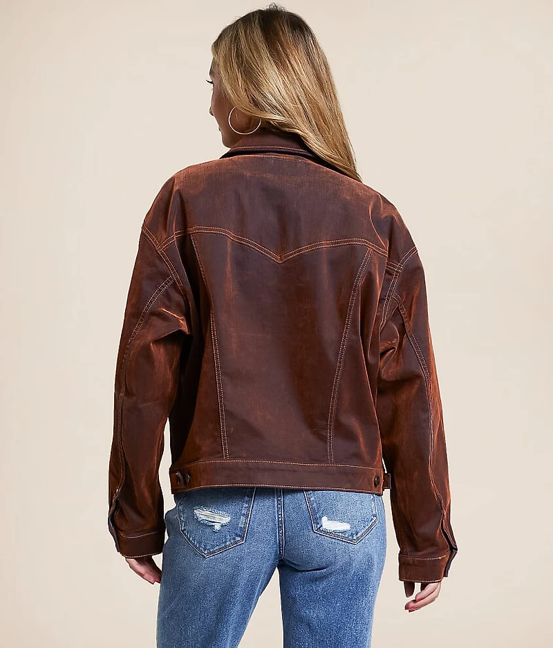 Cowboy Velvet Denim Jacket