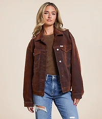 Cowboy Velvet Denim Jacket