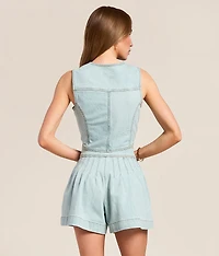 Country Estate Cropped Vest