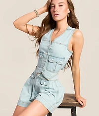 Country Estate Cropped Vest
