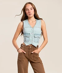 Country Estate Cropped Vest