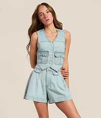 Country Estate Cropped Vest