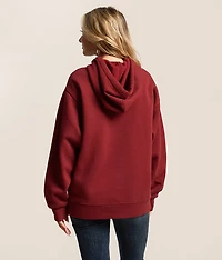 Oversized Logo Hooded Sweatshirt