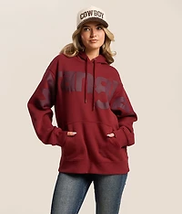 Oversized Logo Hooded Sweatshirt