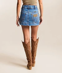 Denim Super Mini Skirt