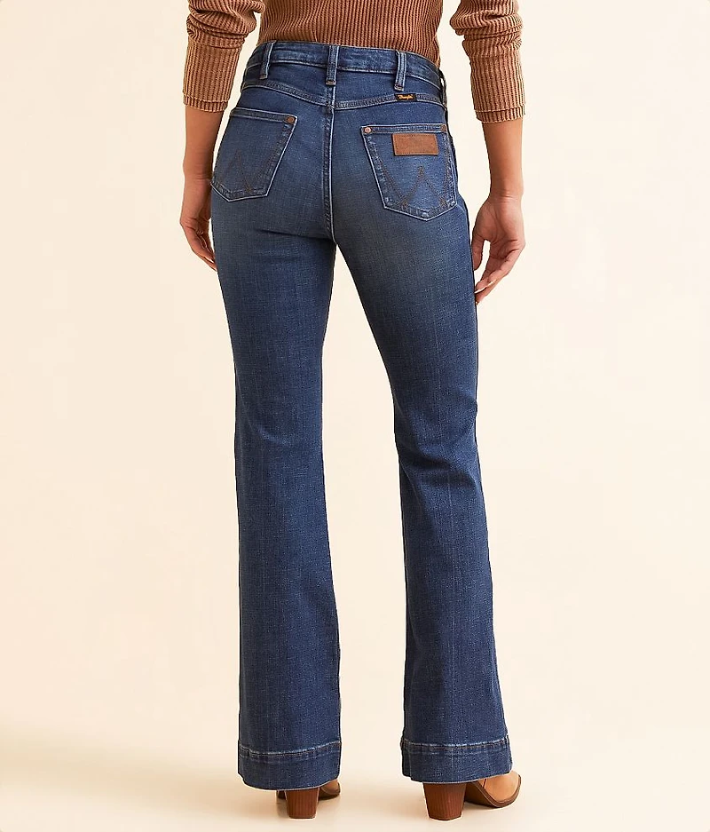 Retro Trouser Flare Stretch Jean
