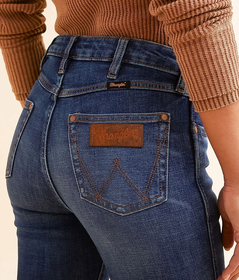 Retro Trouser Flare Stretch Jean