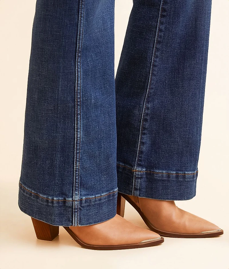 Retro Trouser Flare Stretch Jean
