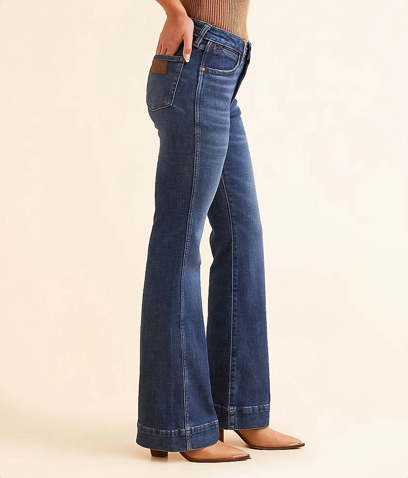 Retro Trouser Flare Stretch Jean