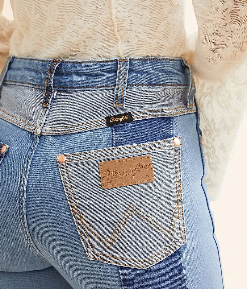 Patchwork Super Flare Jean
