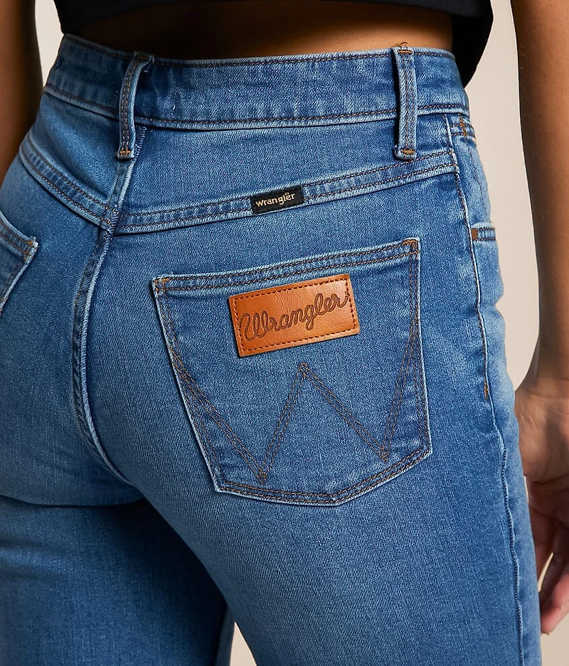 Specialty High Rise Flare Stretch Jean