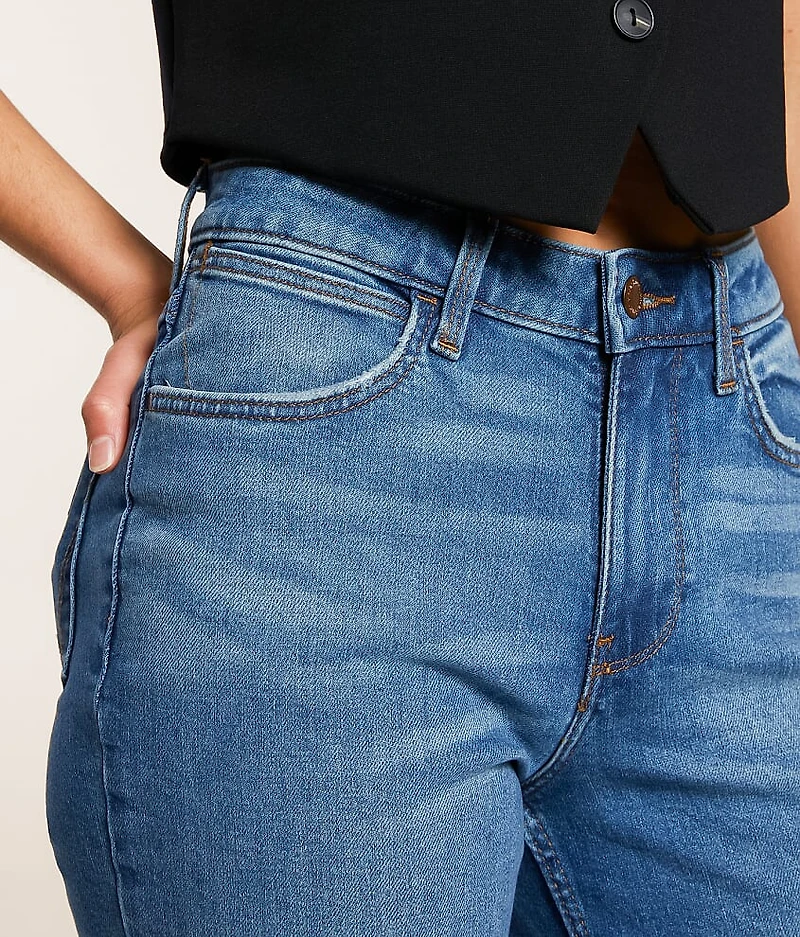 Specialty High Rise Flare Stretch Jean