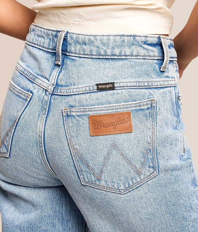 Mid-Rise Loose Straight Stretch Jean