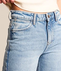 Mid-Rise Loose Straight Stretch Jean